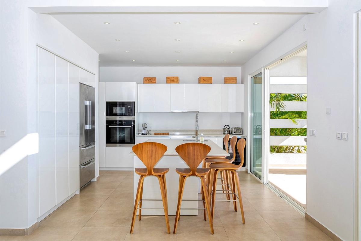 Location villa St Martin - Cuisine